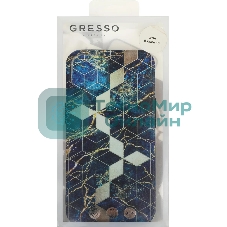 Чехол (клип-кейс) Gresso Meridian, для iPhone 13, синий gr17aaae8887