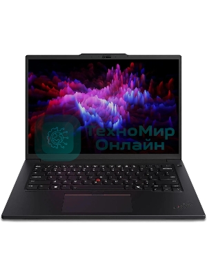 Ноутбук Lenovo ThinkPad P14s G5 черный Core Ultra 7 155H 32Gb SSD 1Tb NVIDIA RTX 500 4Gb 14.5