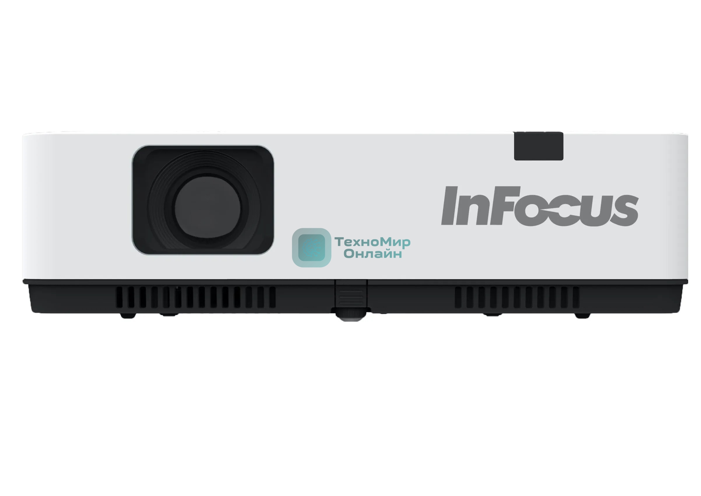Проектор INFOCUS IN1036 3LCD, 5000 lm, WXGA, 1.371.65:1, 50000:1, (Full 3D), 16W, 2хHDMI 1.4b, VGA in, CompositeIN, 3,5 audio IN, RCAx2 IN, USB-A, VGA out, 3,5 audio OUT, RS232, Mini USB B serv, RJ45, 3,3 кг
