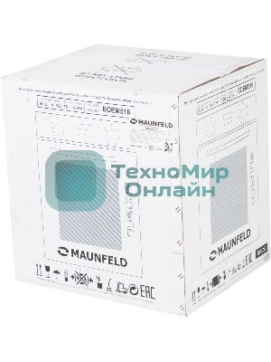 Шкаф духовой электрический Maunfeld EOEM516BG, 45 см, 51 л, бежевый, встраиваемый