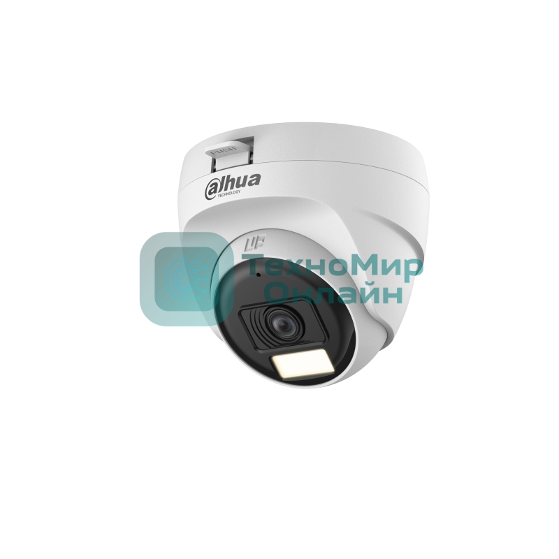 Камера видеонаблюдения аналоговая Dahua DH-HAC-T1A21P-U-IL-0360B 3.6-3.6мм цв.