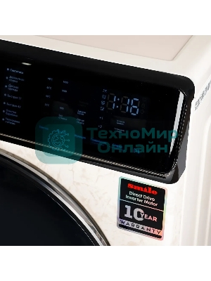 Стиральная машина Smile SWMSW10MB1400 бежевый, загрузка фронтальная 10 кг, 1400 об/мин, класс: А+