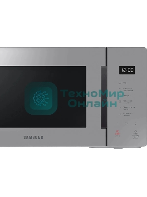 Микроволновая печь Samsung MS23T5018AG/BW серый, 23 л, 800 Вт, переключатели - сенсор