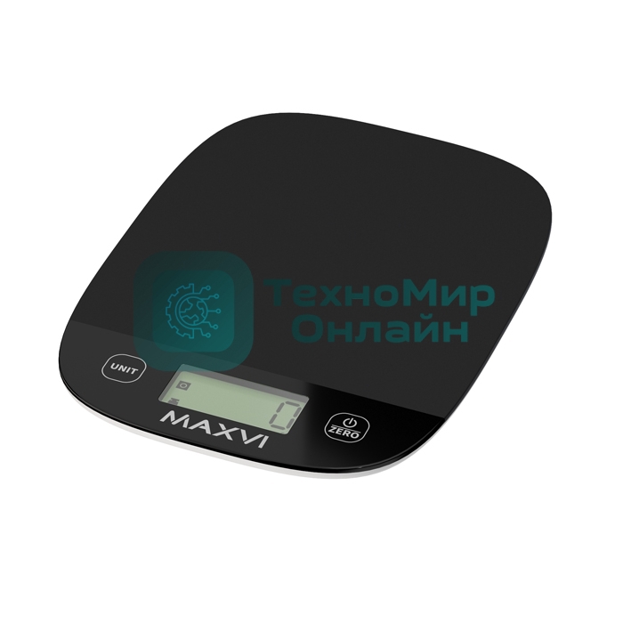 Весы кухонные Maxvi KS101P черный