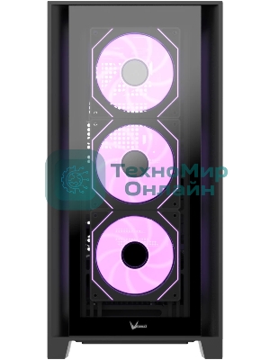 Компьютерный корпус AeroCool/Formula Air Power G8 Floe черный без БП ATX 2xUSB 3.0 1xUSB3.1 audio bott PSU