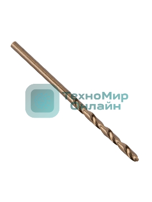 Сверло по металлу Denzel 2,5 мм, HSS Co-8%, 2 шт.