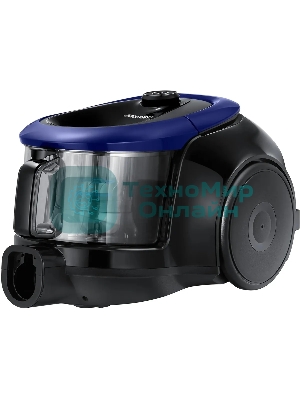 Пылесос Samsung VC18M21B0S2 синий, 380/1800 Вт, уборка сухая, пылесборник контейнер 1.5 л
