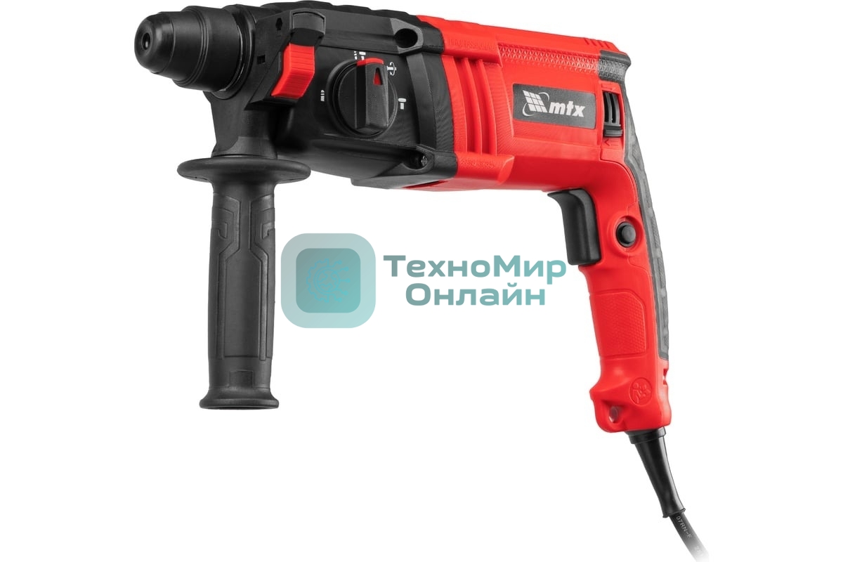 Перфоратор электрический MTX MRH-600-22, SDS-Plus, 600 Вт, 2,2 Дж, 3 плюс 1 реж.