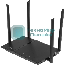 Роутер D-Link DIR-1260/RU/R1A, Wireless AC1200 2x2 MU-MIMO Dual-band Gigabit Router with 1 10/100/1000Base-T WAN port, 4 10/100/1000Base-T LAN ports and 1 USB port.802.11b/g/n/ac compatible, up to 300 Mbps