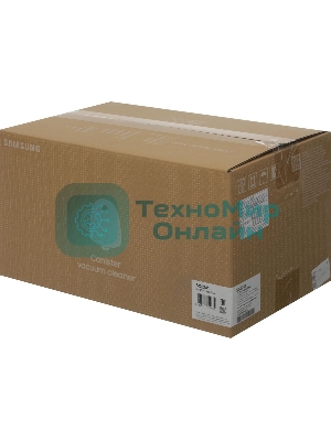 Пылесос Samsung VCC5241S3K/XEV черный/серый, 410/1800 Вт, уборка сухая, пылесборник мешок 2.4 л