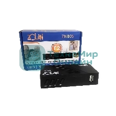 ТВ-тюнер ZOLAN ZN 805 DVB-T2/Wi-Fi/IPTV/MEGOGO/YouTube, дисплей