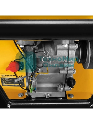 Мотоблок Denzel DPT-470S-PRO, 7 л.с., ремен.сцеп, фрез 3х4, ШОМ, передачи 4В/2Н