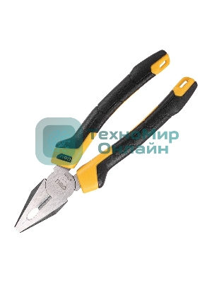 Комбинированные плоскогубцы Deli DL2008Z 200 мм, сталь CrV, прорезиненная двухкомпонентная ручка