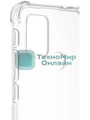 Чехол (клип-кейс) Brosco, для Motorola Moto G20, прозрачный moto-g20-hard-tpu-transparent
