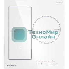 Индукционная варочная панель Maunfeld CVI453SBWH Inverter, конфорок: 3 шт., стеклокерамика, независимая, белый