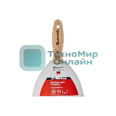 Шпательная лопатка из нержавеющей стали Matrix, 150 мм, буковая рукоятка, EFP