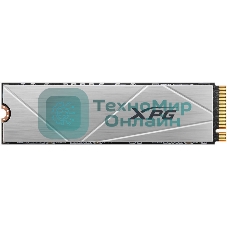 Накопитель SSD ADATA XPG GAMMIX S60, 2Tb, PCIe 4.0 x4, M.2 2280, NVMe, R/W 5000/4200, с радиатором