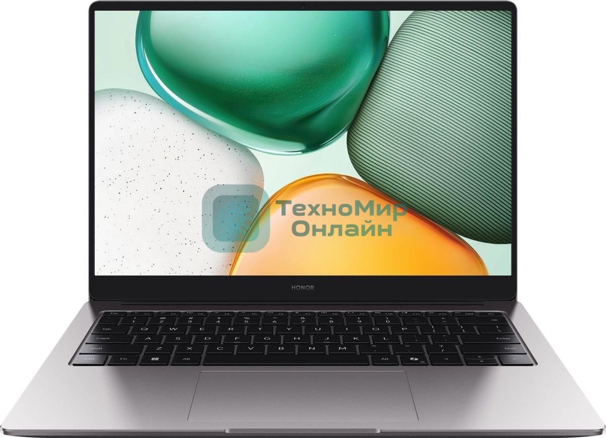 Ноутбук HONOR MagicBook X 14 серый 5301ALWU Intel Core i5-12450H/16Gb/SSD 512Gb/14