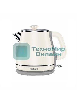 Чайник электрический Sakura SA-2186W 1.8 л, бел