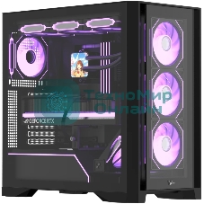 Компьютерный корпус AeroCool/Formula Air Power G8 Floe черный без БП ATX 2xUSB 3.0 1xUSB3.1 audio bott PSU