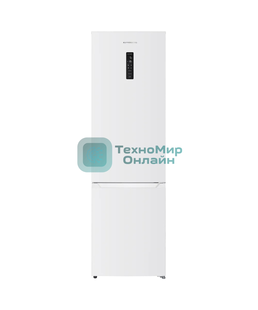 Холодильник Kuppersberg RFCN 2014 W белый двухкамерный 252/97л морозилка снизу, No Frost