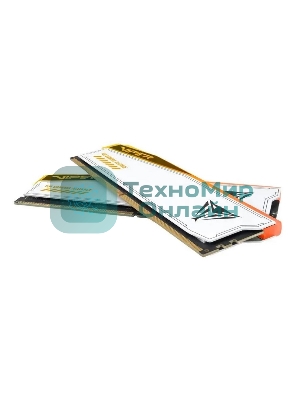 Оперативная память Patriot Viper Elite 5 TUF Gaming, DDR5, 32Gb (2x16 GB), 6000 MHz, CL36, DIMM, радиатор, RGB, белый