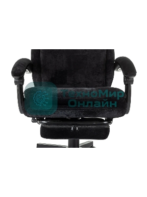 Кресло Бюрократ T-9950MSG-F/BLACK-PU черный, экокожа