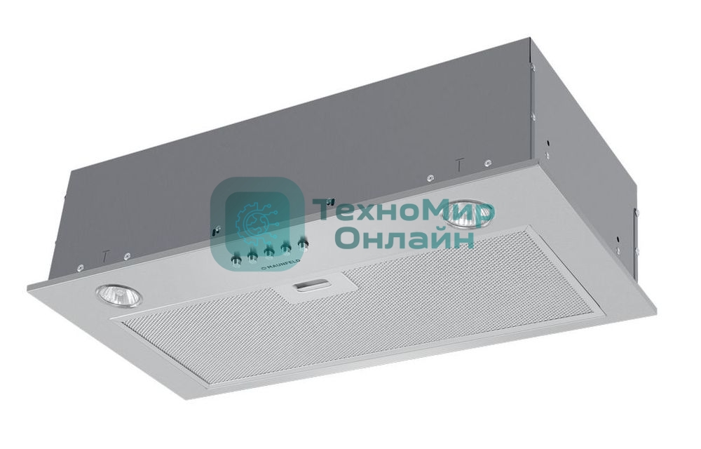 Вытяжка встраиваемая Maunfeld Crosby Singl 5028 черный, 49.8 см, 850 куб. м/ч, 48 дБ