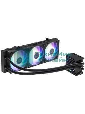 Система жидкостного охлаждения ID-Cooling Dashflow 360 XT Pro ARGb черный 120мм алюминий+медь 2150rpm 32.5db 4-pin 350W
