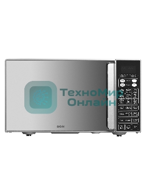 Микроволновая печь BBK 23MWC-982S/SB-M серебристый/черный, 23 л, 900 Вт, переключатели - сенсор