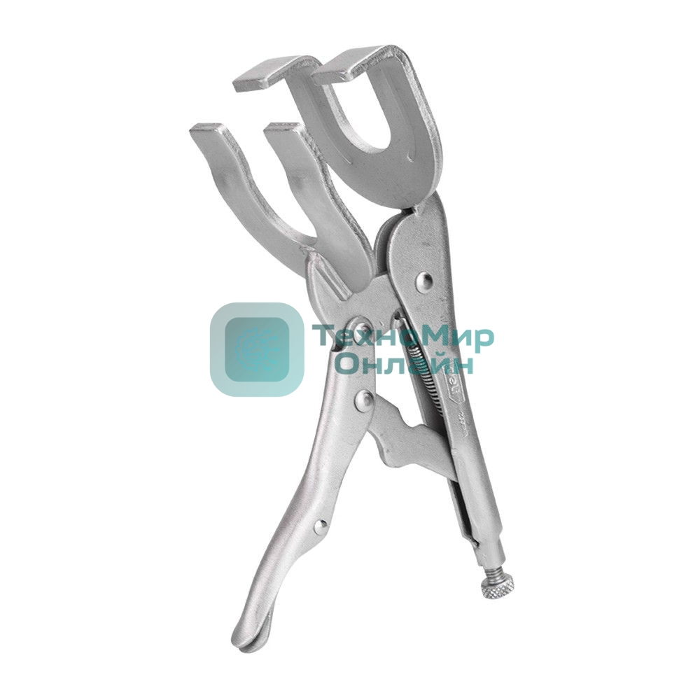 Зажимные клещи для сварки Deli DL20017 230мм, регулировочный винт