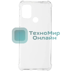 Чехол (клип-кейс) Brosco, для Motorola Moto G20, прозрачный moto-g20-hard-tpu-transparent