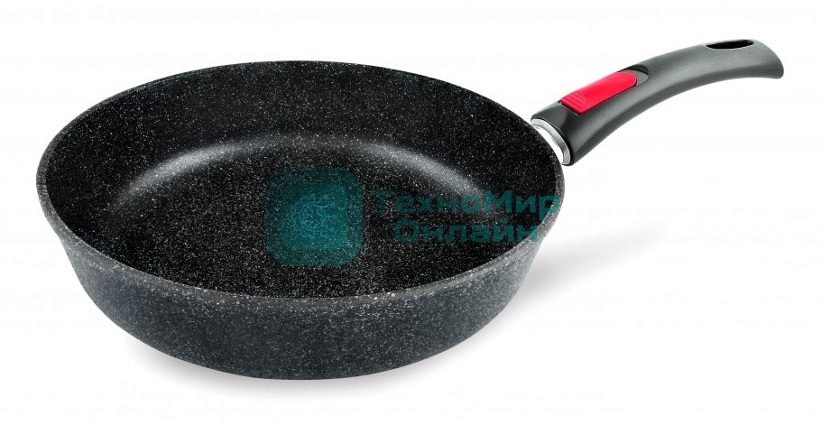 Сковорода НМП Литая L18026i, 26 см, серый