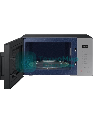 Микроволновая печь Samsung MS23T5018AG/BW серый, 23 л, 800 Вт, переключатели - сенсор