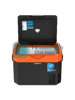 Холодильник автомобильный Бирюса НС-30P7 оранжево-черный