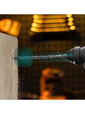 Бур по бетону Denzel цельная крестовая пластина, 10x215 мм, SDS PLUS