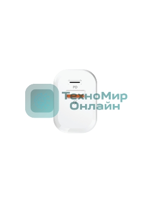 Сетевое зарядное устройство OLMIO Type-C+USB, 20W, 3A, QuickCharge3.0, PowerDelivery, белое