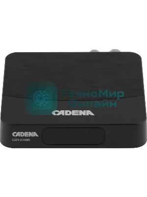 Приставка для цифрового ТВ Cadena CDT-2388S черный, DVB-T2, DVB-T, HDMI, USB 2.0