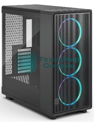 Корпус Fractal Design Epoch XL Black TG RGB Light Tint, Full-Tower, чёрный, 3 x 140 мм