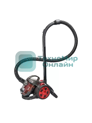 Пылесос Blackton Bt VC1802B серый/красный, 350 Вт, сухая уборка, пылесборник контейнер 2 л