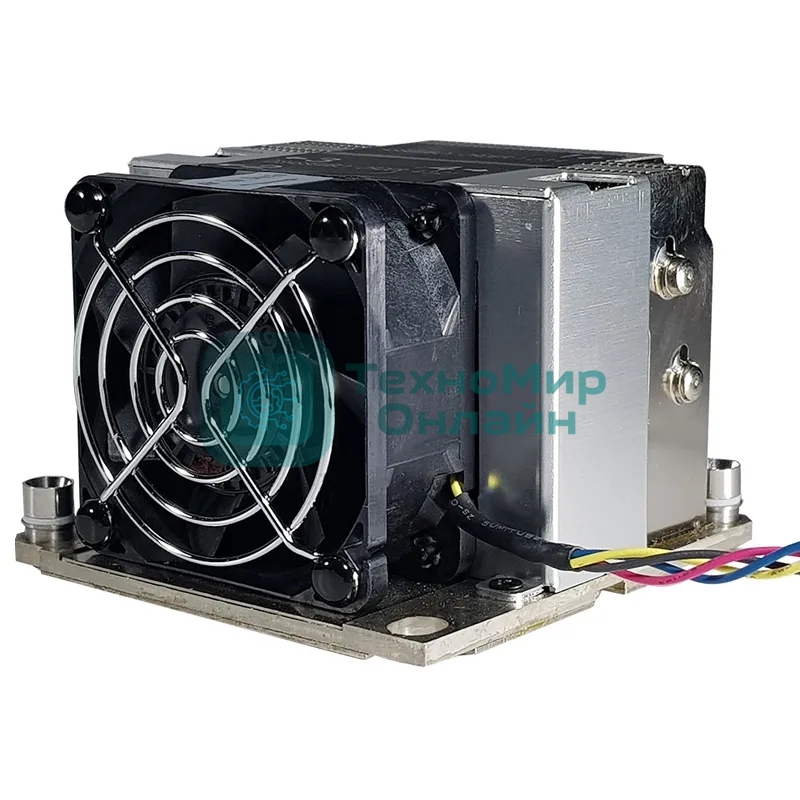 Кулер серверный Ablecom ACL-S20210 черный, 60 мм, алюминий/медь, 8400 об/мин, 52 дБ, 4 pin, 140 Вт, 64 мм