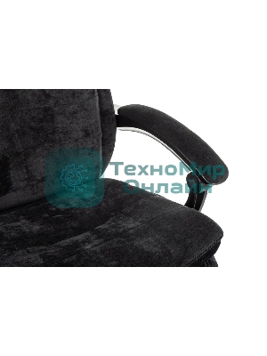 Кресло Бюрократ T-9950MSG-F/BLACK-PU черный, экокожа