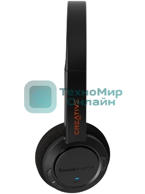 Беспроводные/проводные наушники Creative Jam V2 черный, накладные, Bluetooth + USB-C, до 22 ч