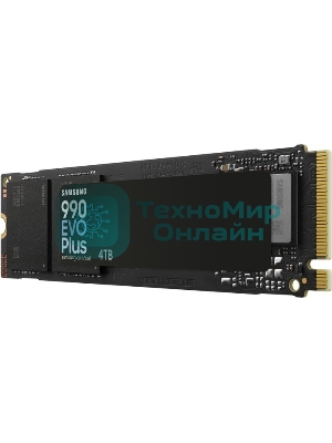 Накопитель SSD Samsung 990 EVO Plus, 4 ТБ, M.2 2280, PCIe 4.0 x4, NVMe 2.0, R/W 7250/6300