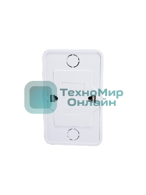 Розетка 2-м BOLLETO с заземл. накл. 7128 белый ASD/IN HOME 4680005959839