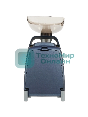 Мясорубка электрическая Аксион М62.01 синий, 2000 Вт, 4.0 кг/мин, реверс, защита от перегрузки, насадки - 4