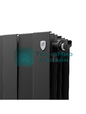 Радиатор биметаллический Royal Thermo PianoForte 300 черный - 12 секц.