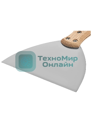 Шпательная лопатка из нержавеющей стали Matrix, 150 мм, буковая рукоятка, EFP