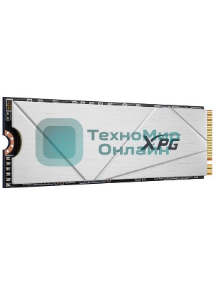 Накопитель SSD ADATA XPG GAMMIX S60, 2Tb, PCIe 4.0 x4, M.2 2280, NVMe, R/W 5000/4200, с радиатором