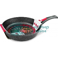 Сковорода НМП Литая L18026i, 26 см, серый